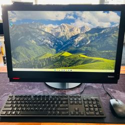 Lenovo ThinkCentre TouchScreen All IN ONE PC Core i5-7500 3.40Ghz 16GB RAM 256GB SSD
