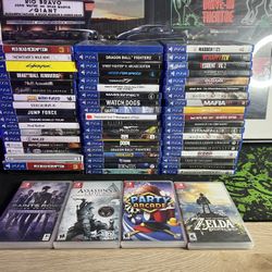 PS4 Games Make Me An Offer, Sold Separate Or Bundle 