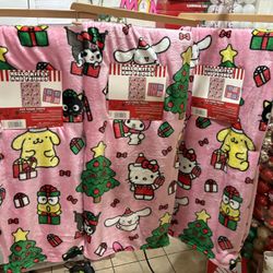 Hello Kitty Christmas blankets