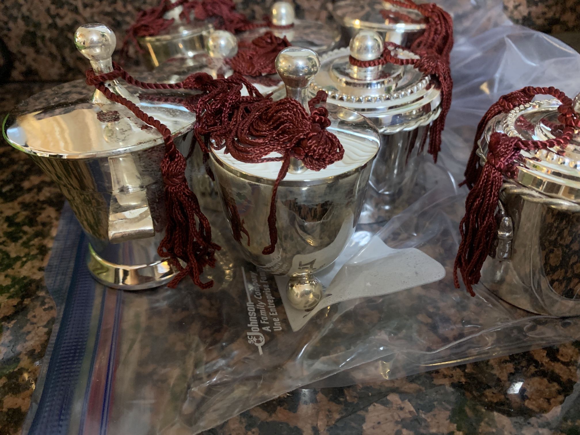 Votives 8pcs Silver Plated