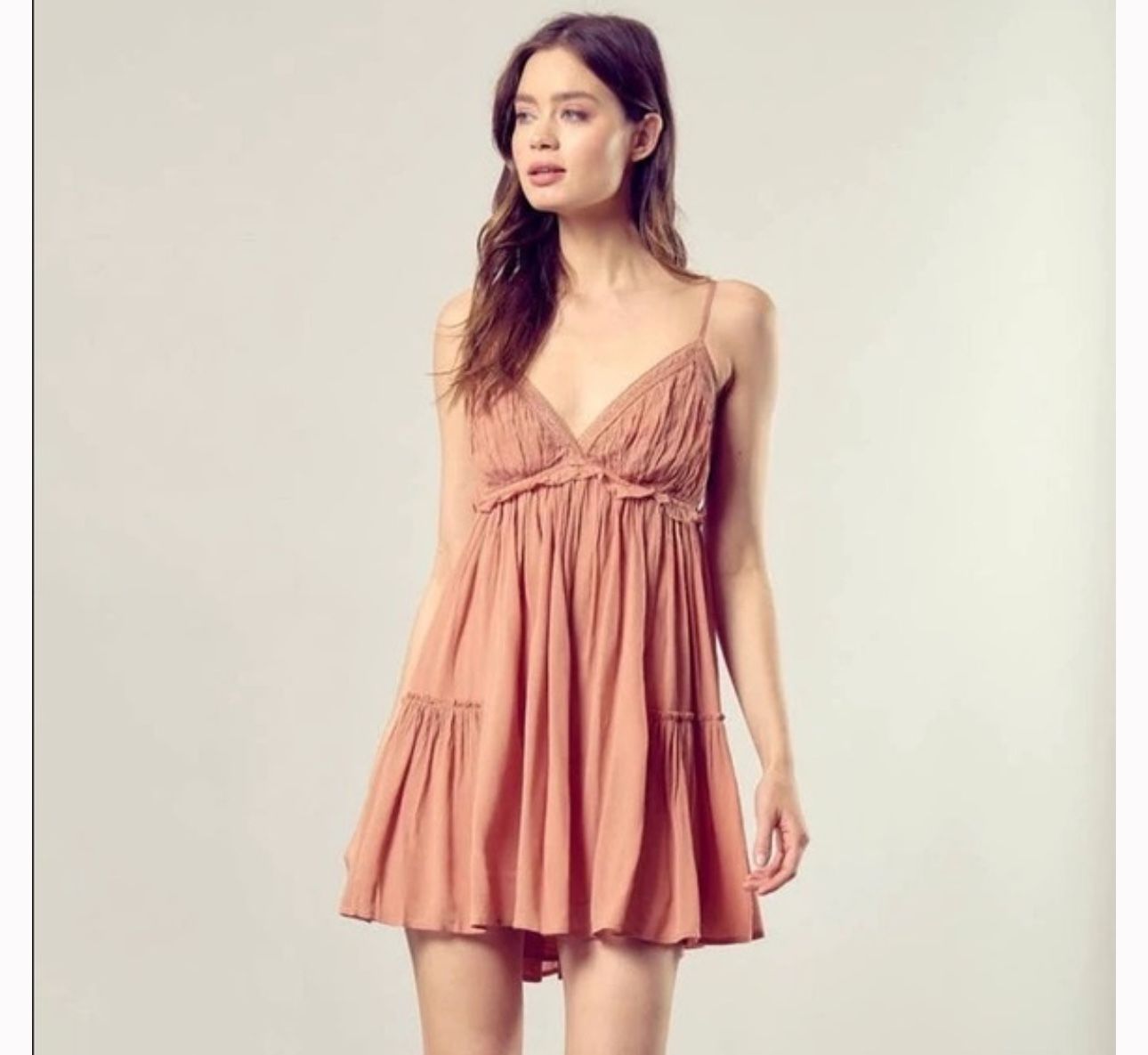 Ruffle Mini Dress