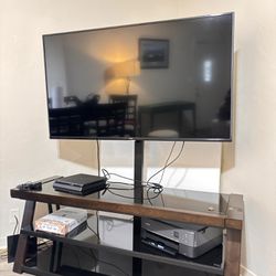 TV Stand And 55 Inch TV