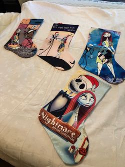 “NIGHTMARE BEFORE XMAS ”STOCKINGS(4)