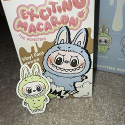 Pop Mart Exciting Macaron The Monsters Labubu - Green Grape