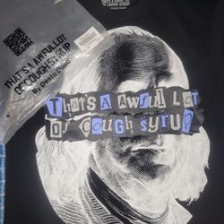 Cough Syrup Shirt  Black Small 