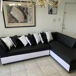 Leather Sectional Sofa Never Used 
