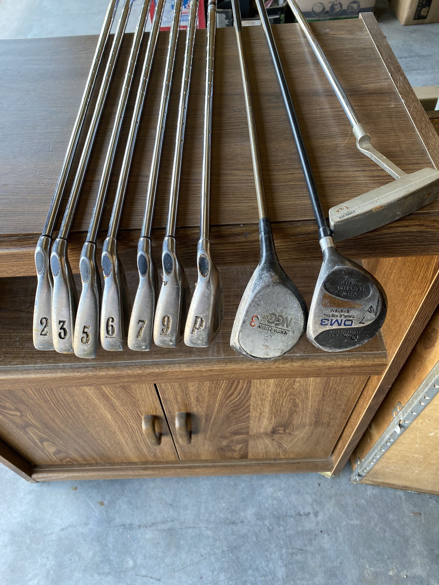 Golf Clubs And Ray Cook Putter $160