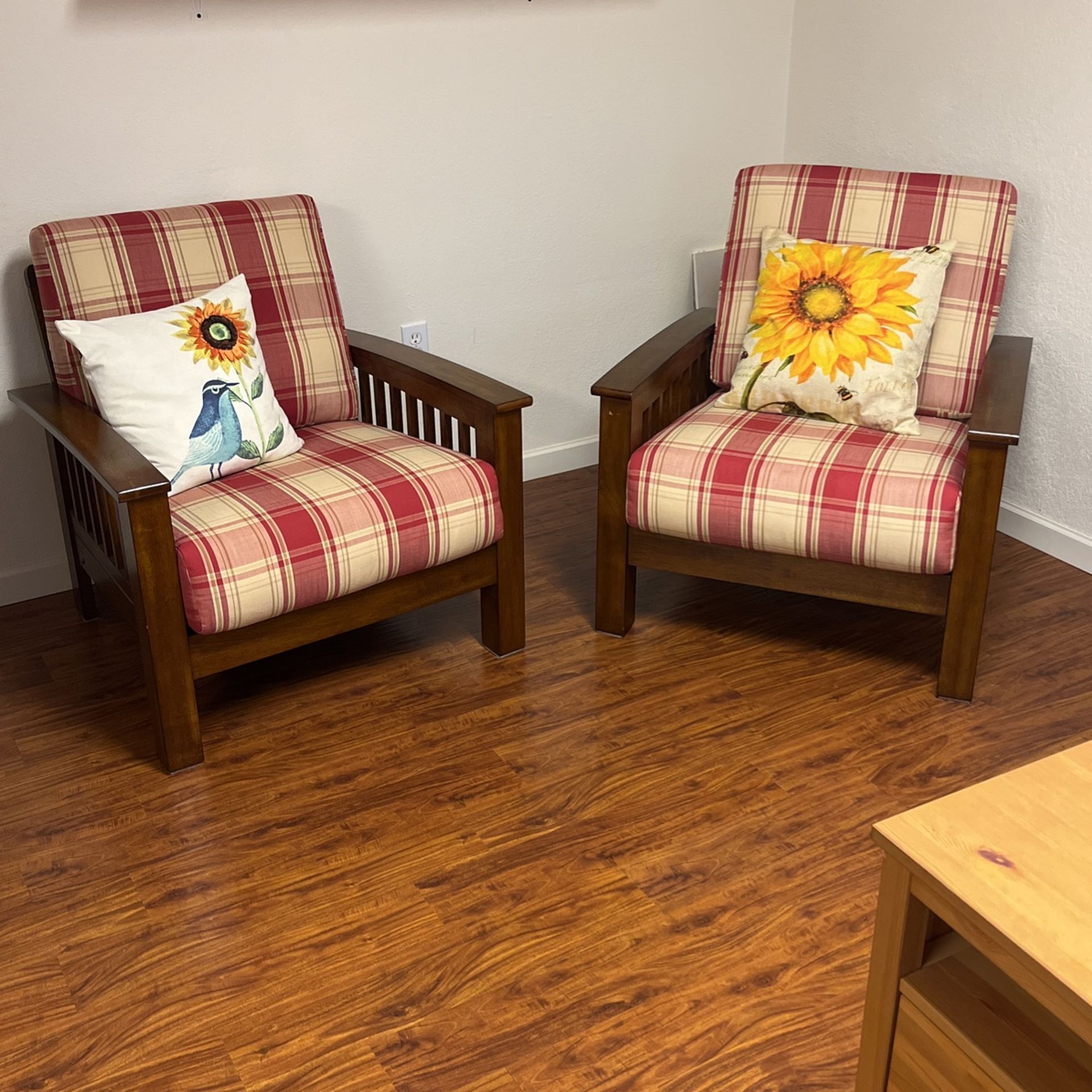 2 Mission Style Armchairs From Wayfair