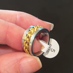 size 5 Stainless Steel Small Ring $5