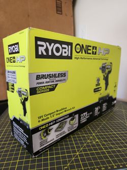 Ryobi 18V Compact 4-Mode 1/2" Impact Wrench Kit