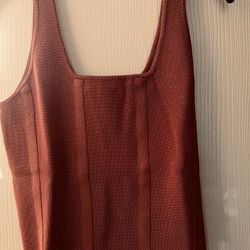 New! Kori Corset Top In Color Cinnamon Brown Size L, With Tags