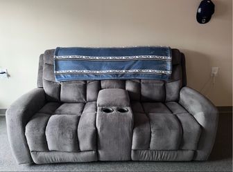 Two Person Reclining Loveseat With Storage Usb Ports for Charging & Cup Holders