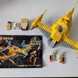 LEGO Star Wars: Naboo Fighter (#7141)- 100% Complete w/Instructions
