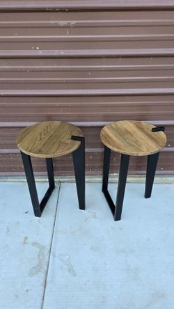 2-round end tables