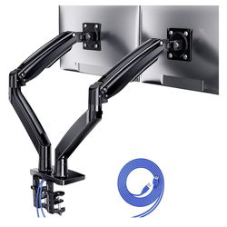 Dual Monitor Desk Mount — used for short time