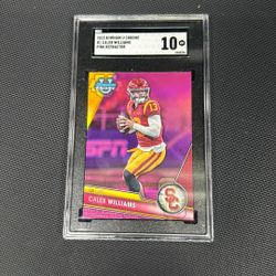 Caleb Williams Pink Refractor