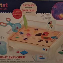 Kids Battat Light Box & Walkie talkies 