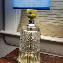 Crystal Lamp 1980's "Jelly Jar"