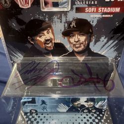 Gabriel Iglesias & Jo Koy Tour Bus Diecast -SoFi Stadium Exclusive – Autographed