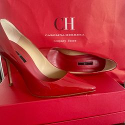 Patent Leather Stilettos /  Carolina Herrera