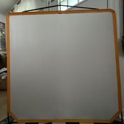 Matthews Solid Frame Scrim White Artificial Silk (48 x 48") (Used)