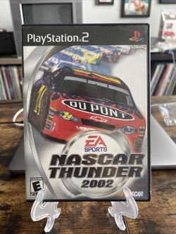 NASCAR Thunder 2002 PS2 PlayStation 2  Registration Card  Complete CIB