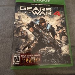 Gears of War 4 Xbox One W/Stickers