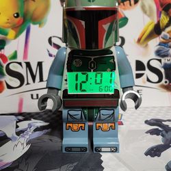 Boba Fett Lego Star Wars Alarm Clock 2015 Lucasfilm Backlit Figure Disney 