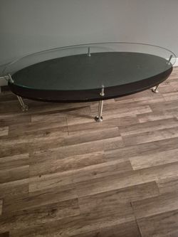 Glass coffee table 15.00 firm