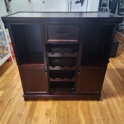 Expandable Bar/Wine Rack/ Kitchen Cabinet/ Wine Bar