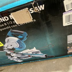 Makita 10.5 Amp 8-1/2 in. Corded Single Bevel Sliding Compound Miter Saw w/ Electric Brake, Soft Start, LED Light and 48T Blade