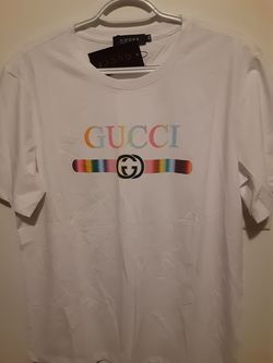 G.u.c.c.i Designer logo shirt size 4XL
