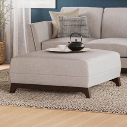 Article Ceni Chalk Gray Armchair and Ottoman NEW In Boxes