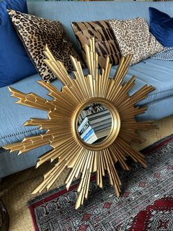 Sunburst Gilded Mirror 