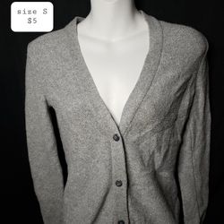Gray Woman Cardigan