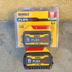 Dewalt 60v Flexvolt Batteries 9.0 And 6.0 Brand New Price For Both