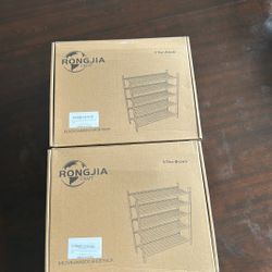 Wooden Shoe Shelf 11”D X 27”W X 35”H  $5 Each 