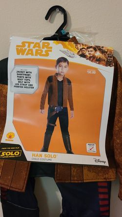 Disney Star wars han solo child costume size medium