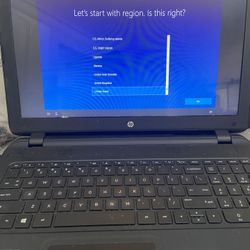 HP 15 Laptop Windows 10 – Works – Charger Included