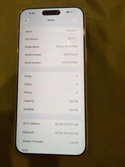 iPhone 15 Pro Max