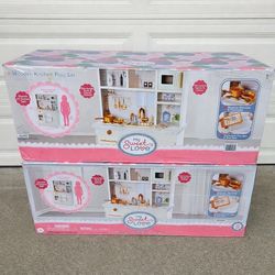 Wooden Kitchen Play Set