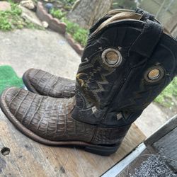 Boots Of Crocodile Real But Really Used Asking Yust For 35 Size 10