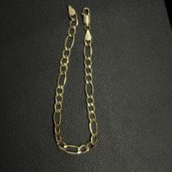14k Figaro Bracelet