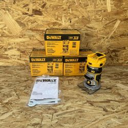 Dewalt 20v XR  Cordless Compact Router Brushless (Tool Only) Model DCW600