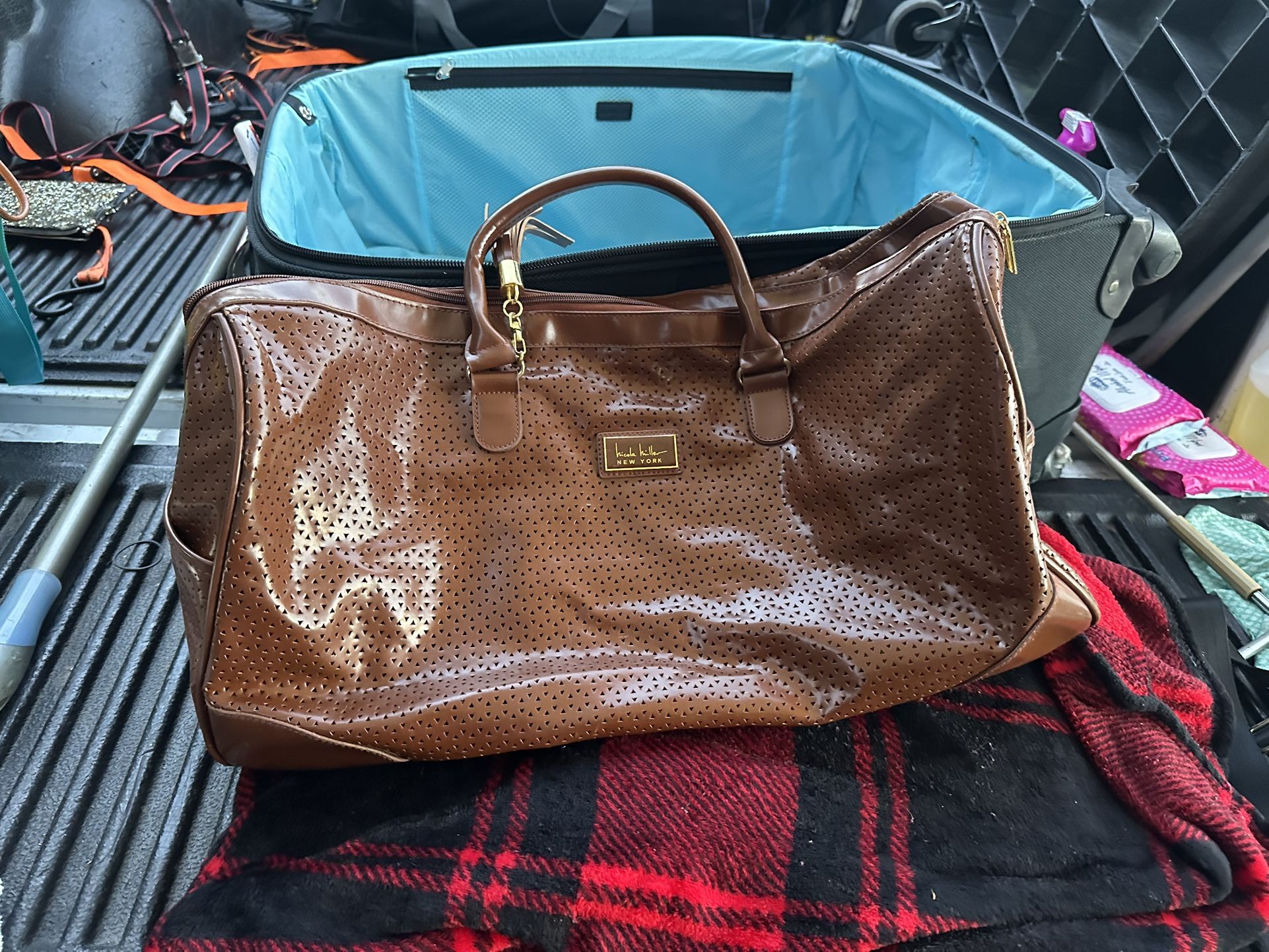 Nicolle Miller New York Duffle Bag Brown Size 23x13x10 (LxHxW)