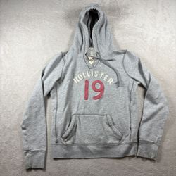 Vintage Hollister Babydoll Women’s Size Large Gray Pullover Y2K 2000s #1A