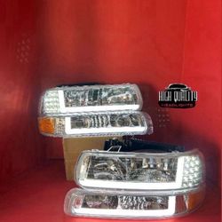 Chevy Silverado 1999. 2002 Headlights.