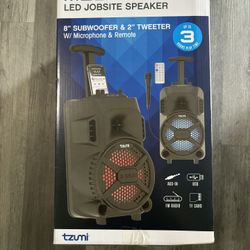 LED speaker With Microphone & Remote