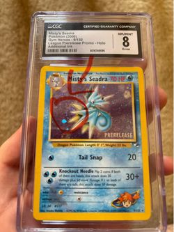 Misty’s Seadra Error Swirl Pre Release
