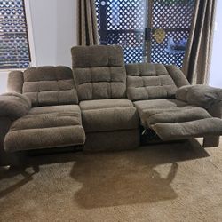 7' FULLY RECLINING SOFA